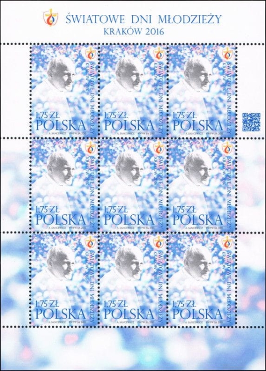 ARK.4610 - ŚWIATOWE DNI MŁODZIEŻY KRAKÓW 2016 - 2015 R