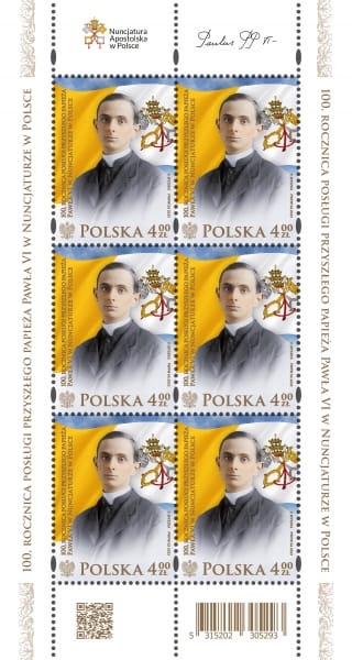 ARK.5315 - 100.ROCZN.POSŁUGI PRZYSZŁEGO PAPIEŻA PAWŁA VI W NUNCJATURZE W POLSCE - 2023R