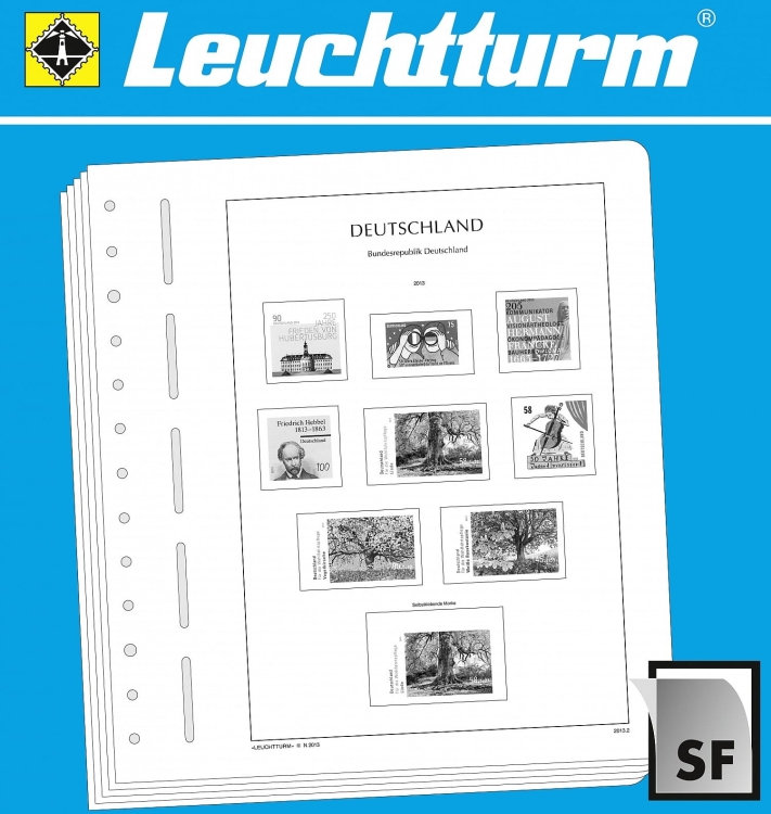 Karty albumowe z hawidami Polska 2015-2019 - Leuchtturm