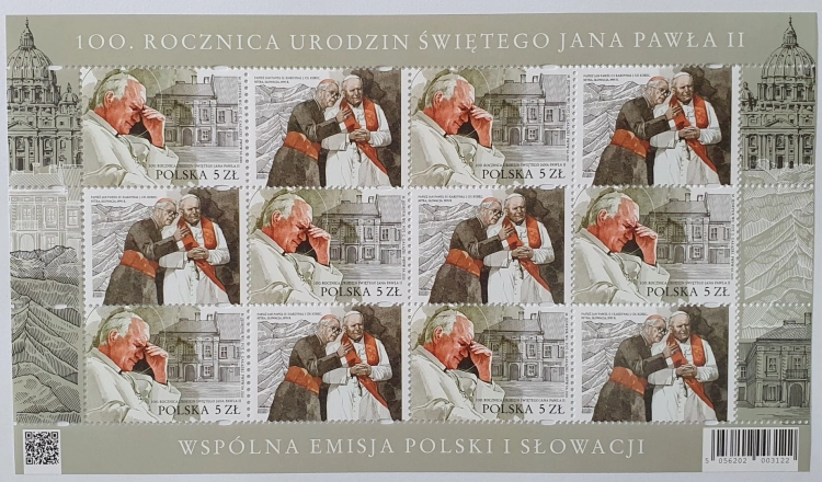 ARK.5055 - 100.ROCZN.URODZIN ŚWIĘTEGO JANA PAWŁA II - 2020R