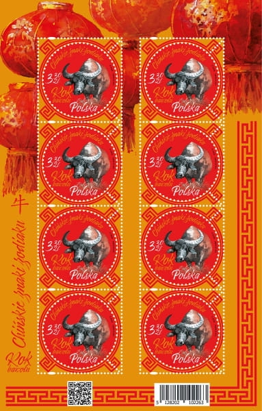 ARK.5128 - CHIŃSKIE ZNAKI ZODIAKU - BAWÓŁ - 2021R