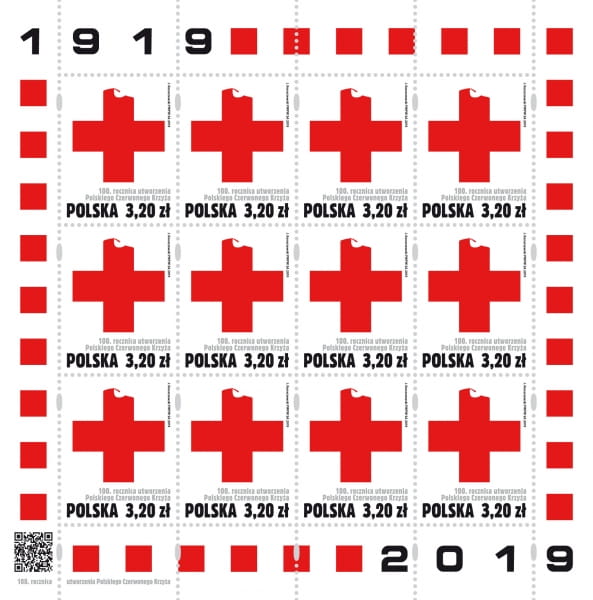 ARK.4934 - 100.ROCZN.UTWORZENIA POLSKIEGO CZERWONEGO KRZYŻA - 2019R