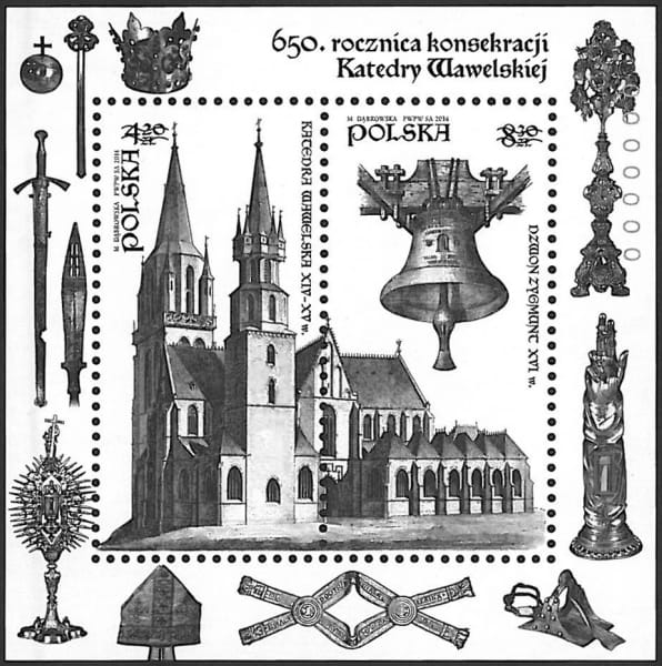 BL.650.ROCZ.KONSEKRACJI KATEDRY WAWELSKIEJ - CZARNODRUK - 2014R