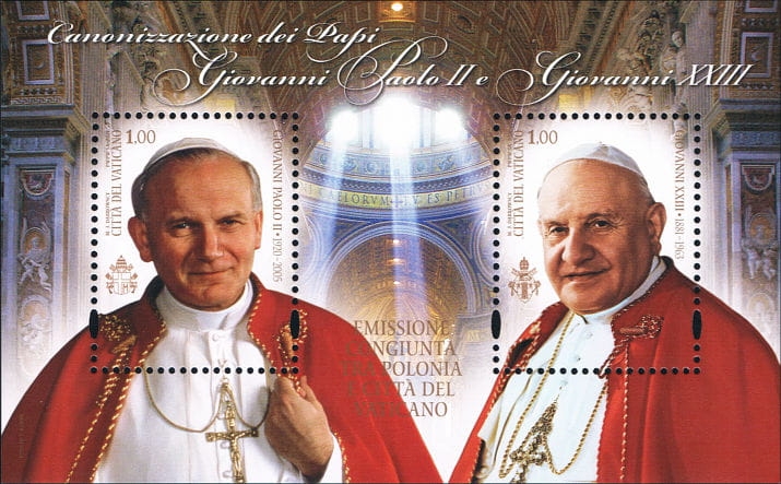 BL.KANONIZACJA JANA PAWŁA II I JANA XXIII - WATYKAN - 2014R