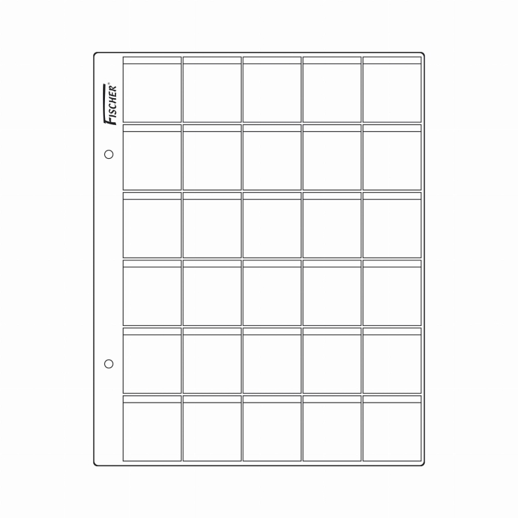 Karta na monety MN - 30 monet (bez klapki)