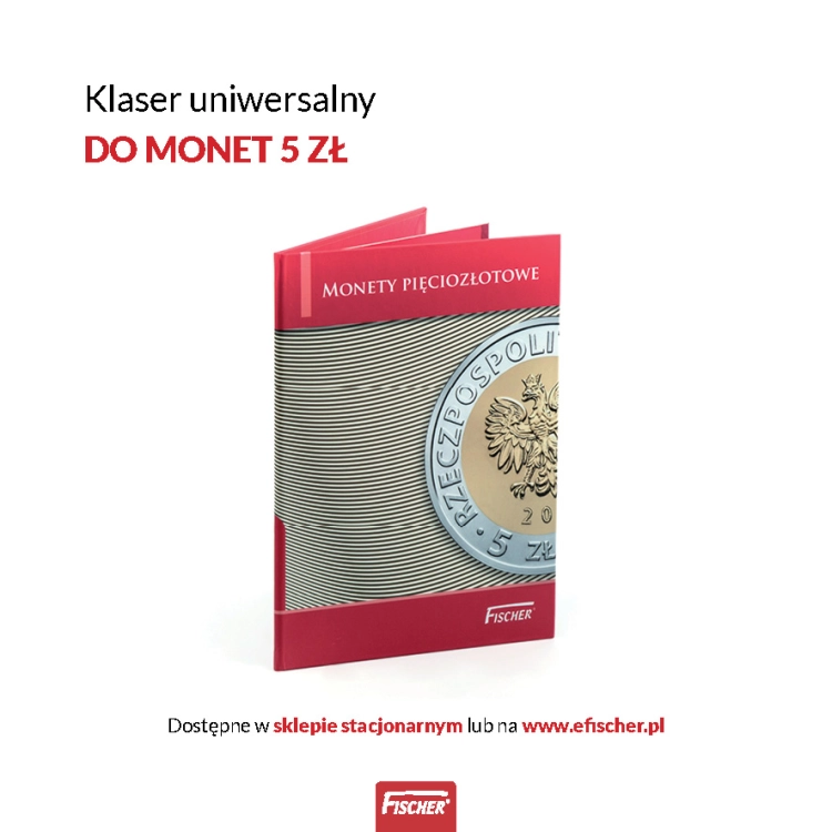 Album na monety 5 zł Uniwersalny - Fischer