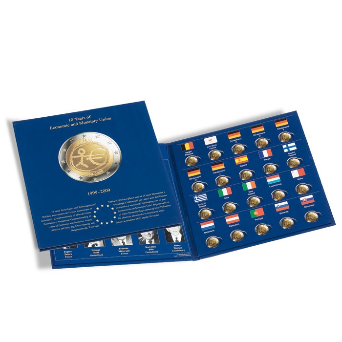 Album na monety 2 Euro - 10 lat EMU - Euro Col 2 Eu EMU