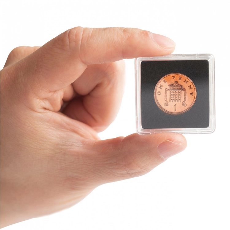 Kwadratowe kapsle na monety O 22 mm Quadrum Mini (10 sztuk)