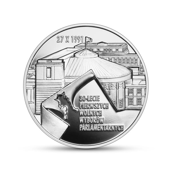 10 zł - 30-lecie pierwszych wolnych wyborów parlamentarnych- 2021r
