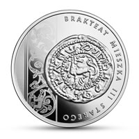 10 zł - Brakteat Mieszka III Starego - 2014r