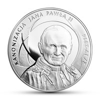 10 zł - Kanonizacja Jana Pawła II - 27.IV.2014 - 2014r
