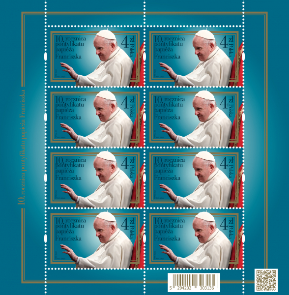 ARK.5294 - 10 ROCZN.PONTYFIKATU PAPIEŻA FRANCISZKA - 2023R