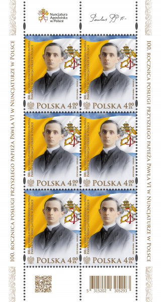 ARK.5315 - 100.ROCZN.POSŁUGI PRZYSZŁEGO PAPIEŻA PAWŁA VI W NUNCJATURZE W POLSCE - 2023R