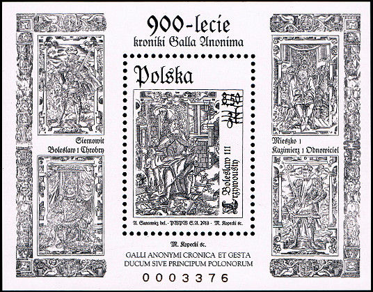 BL.217ND - 900-LECIE KRONIKI GALLA ANONIMA - CZARNODRUK - 2013R