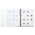 Białe przekładki do albumu Matrix - 10 szt